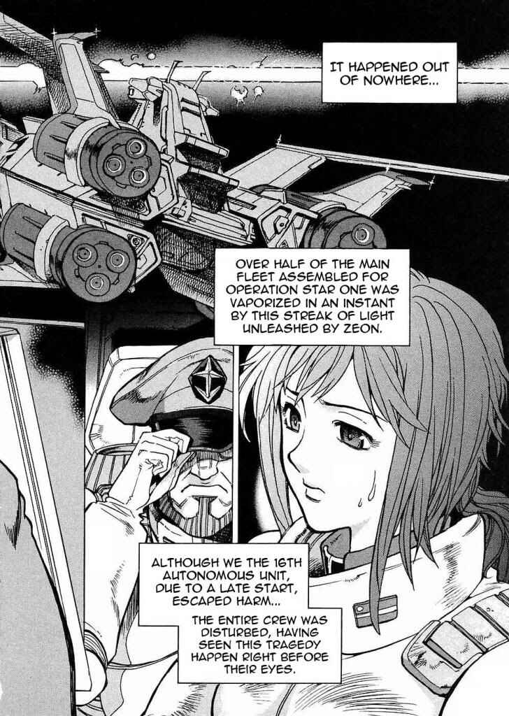 Page 3 Chapter 10 Mobile Suit Gundam Gaiden REBELLION: Space, at the End of a Flash...