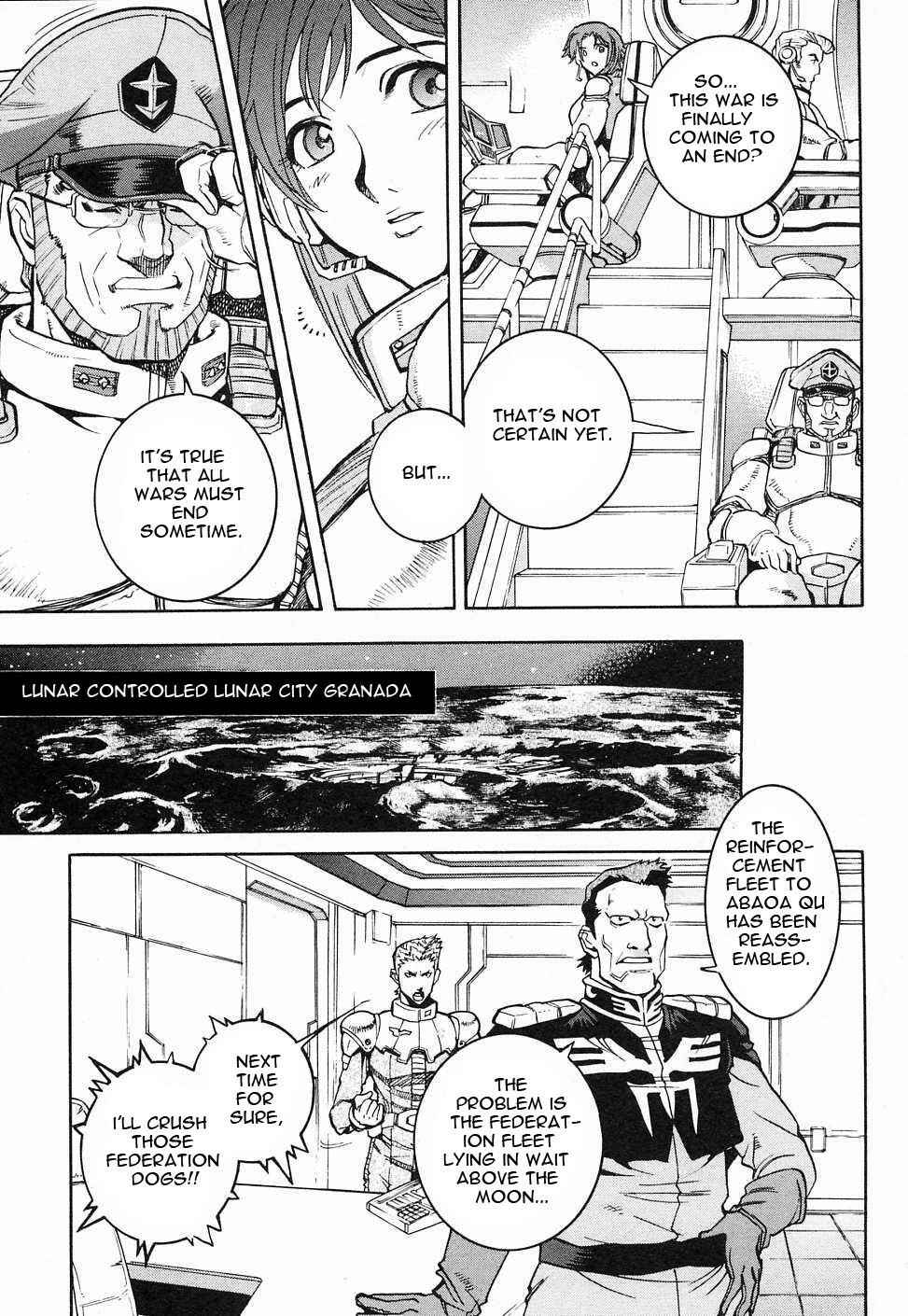 Page 10 Chapter 5 Mobile Suit Gundam Gaiden REBELLION: Space, at the End of a Flash...