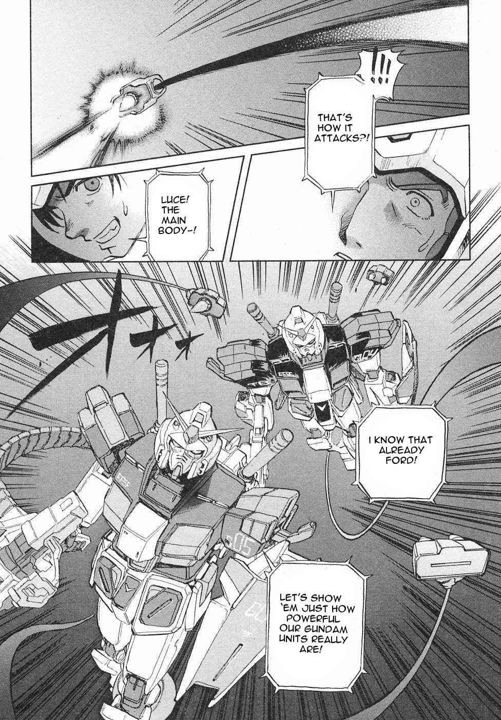 Page 32 Chapter 5 Mobile Suit Gundam Gaiden REBELLION: Space, at the End of a Flash...