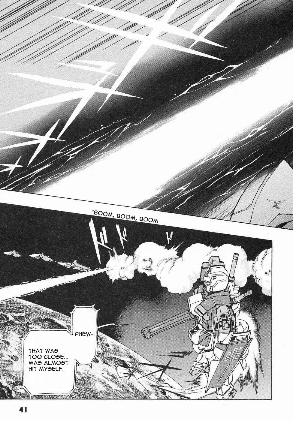 Page 44 Chapter 5 Mobile Suit Gundam Gaiden REBELLION: Space, at the End of a Flash...