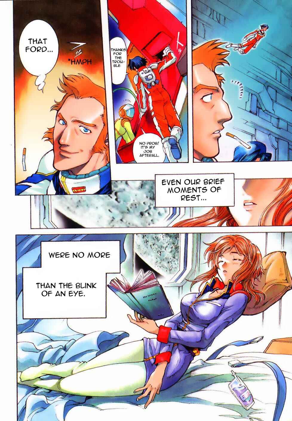Page 7 Chapter 5 Mobile Suit Gundam Gaiden REBELLION: Space, at the End of a Flash...
