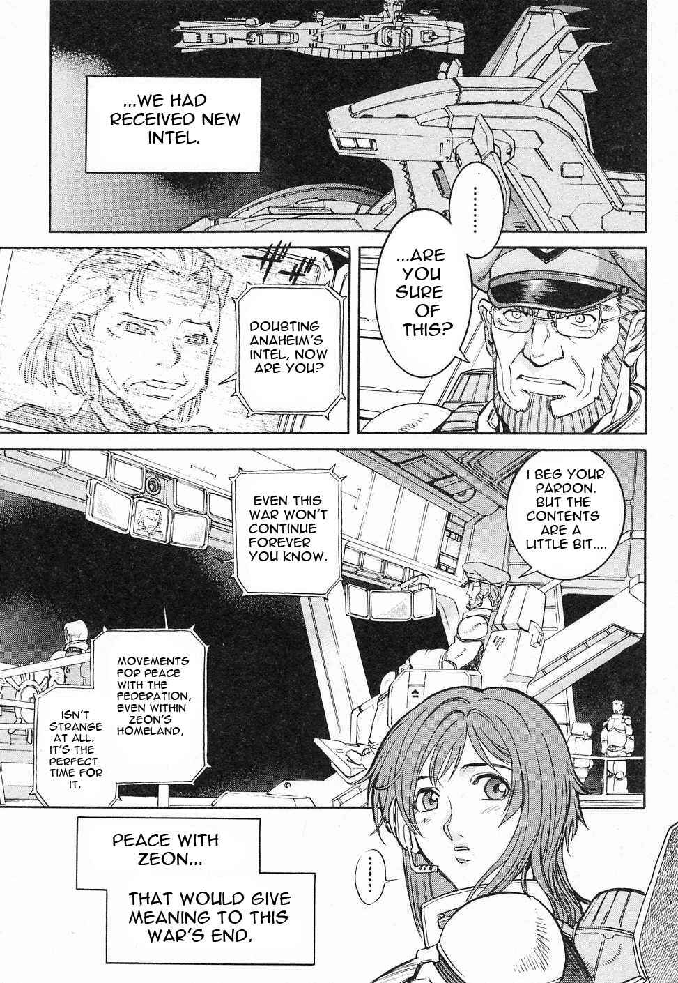 Page 8 Chapter 5 Mobile Suit Gundam Gaiden REBELLION: Space, at the End of a Flash...
