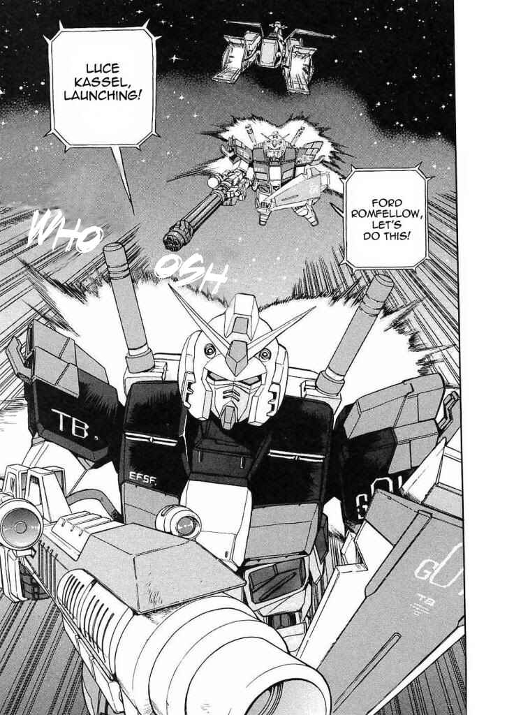 Page 22 Chapter 9 Mobile Suit Gundam Gaiden REBELLION: Space, at the End of a Flash...
