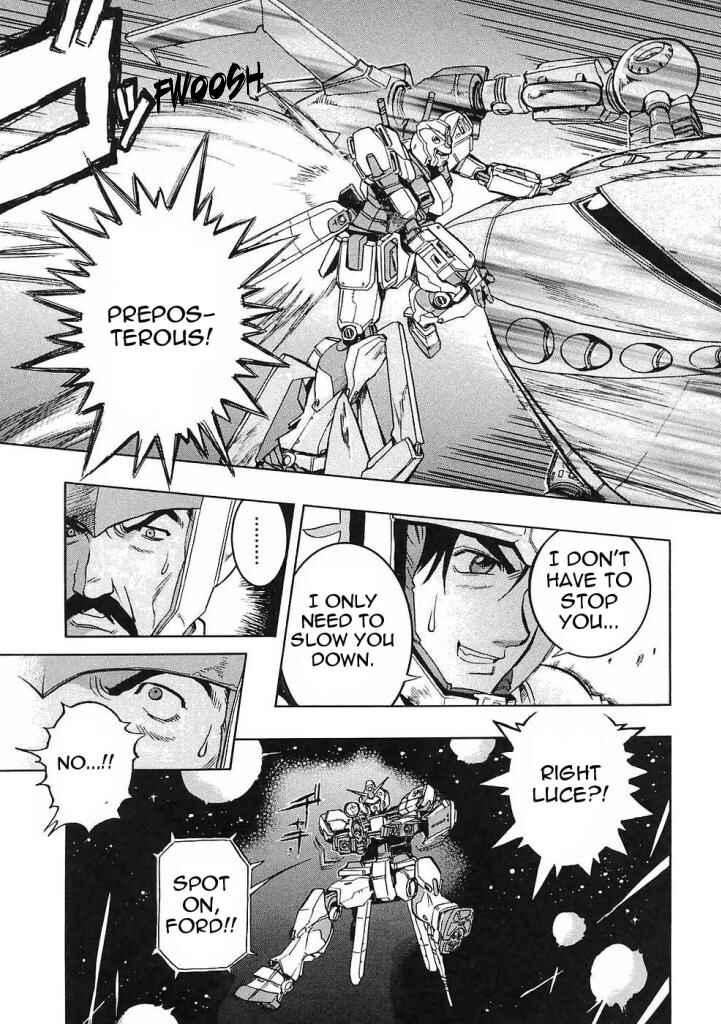 Page 18 Chapter 11 Mobile Suit Gundam Gaiden REBELLION: Space, at the End of a Flash...