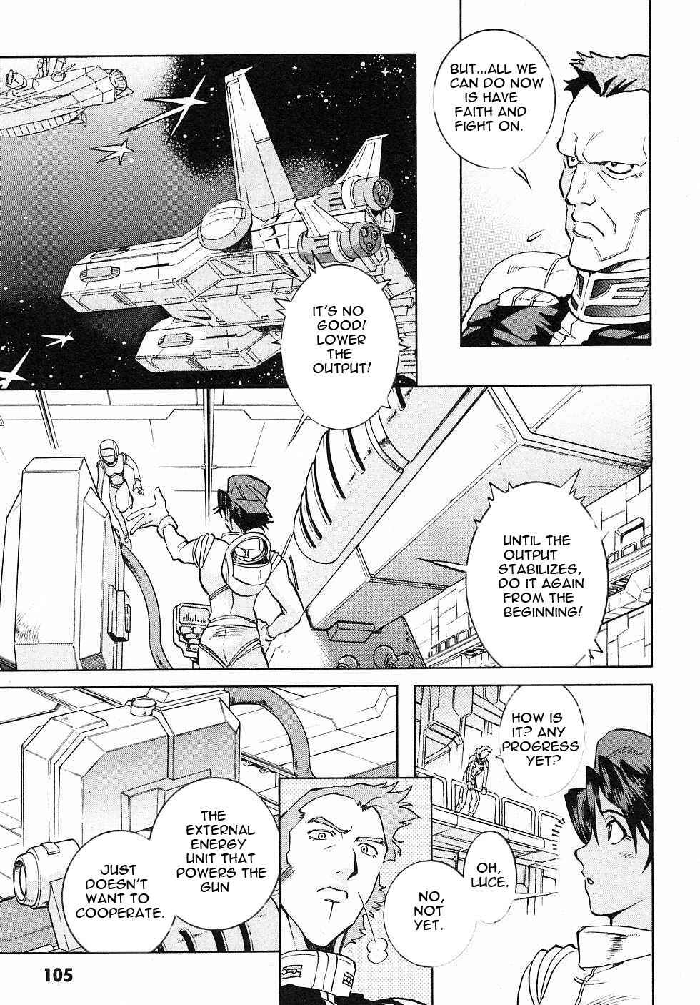 Page 10 Chapter 3 Mobile Suit Gundam Gaiden REBELLION: Space, at the End of a Flash...