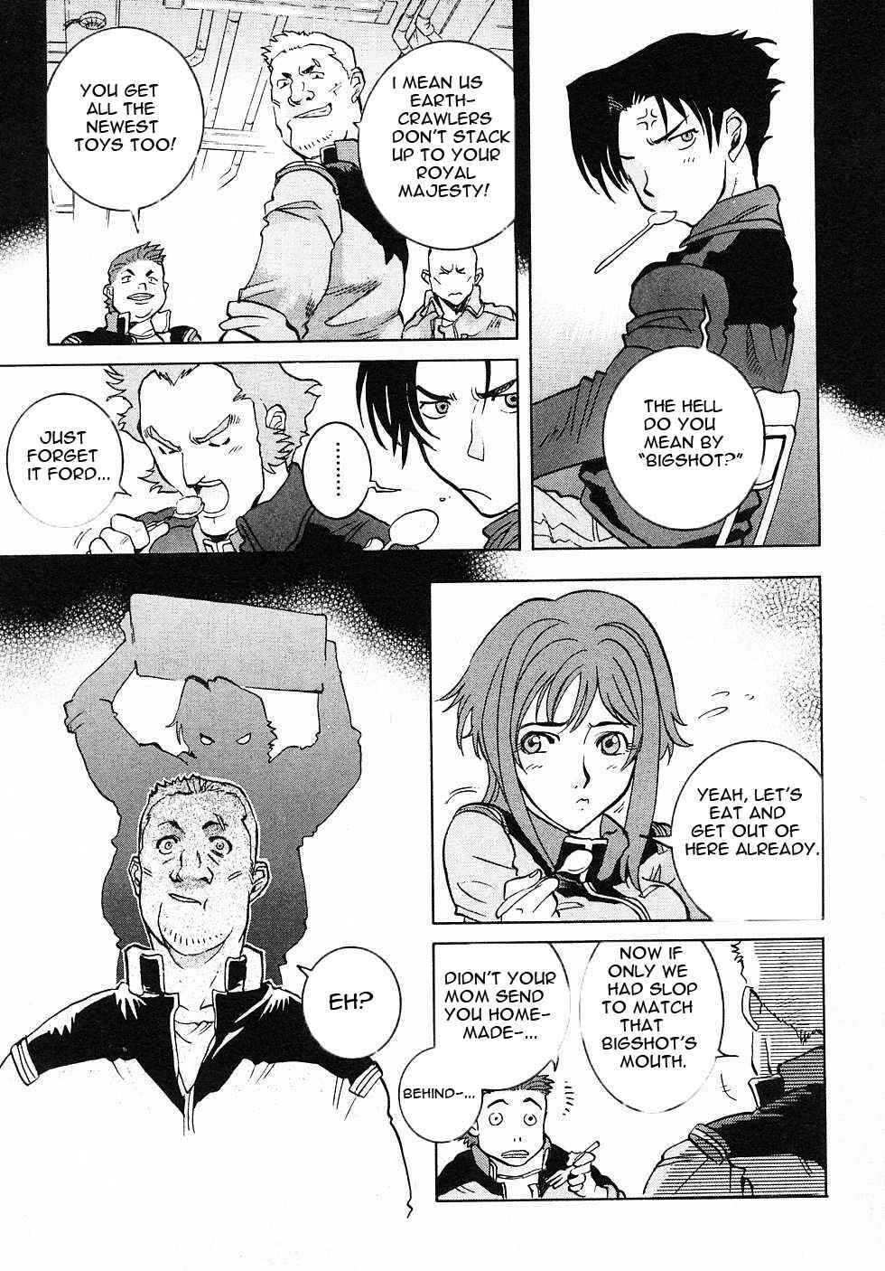 Page 14 Chapter 3 Mobile Suit Gundam Gaiden REBELLION: Space, at the End of a Flash...