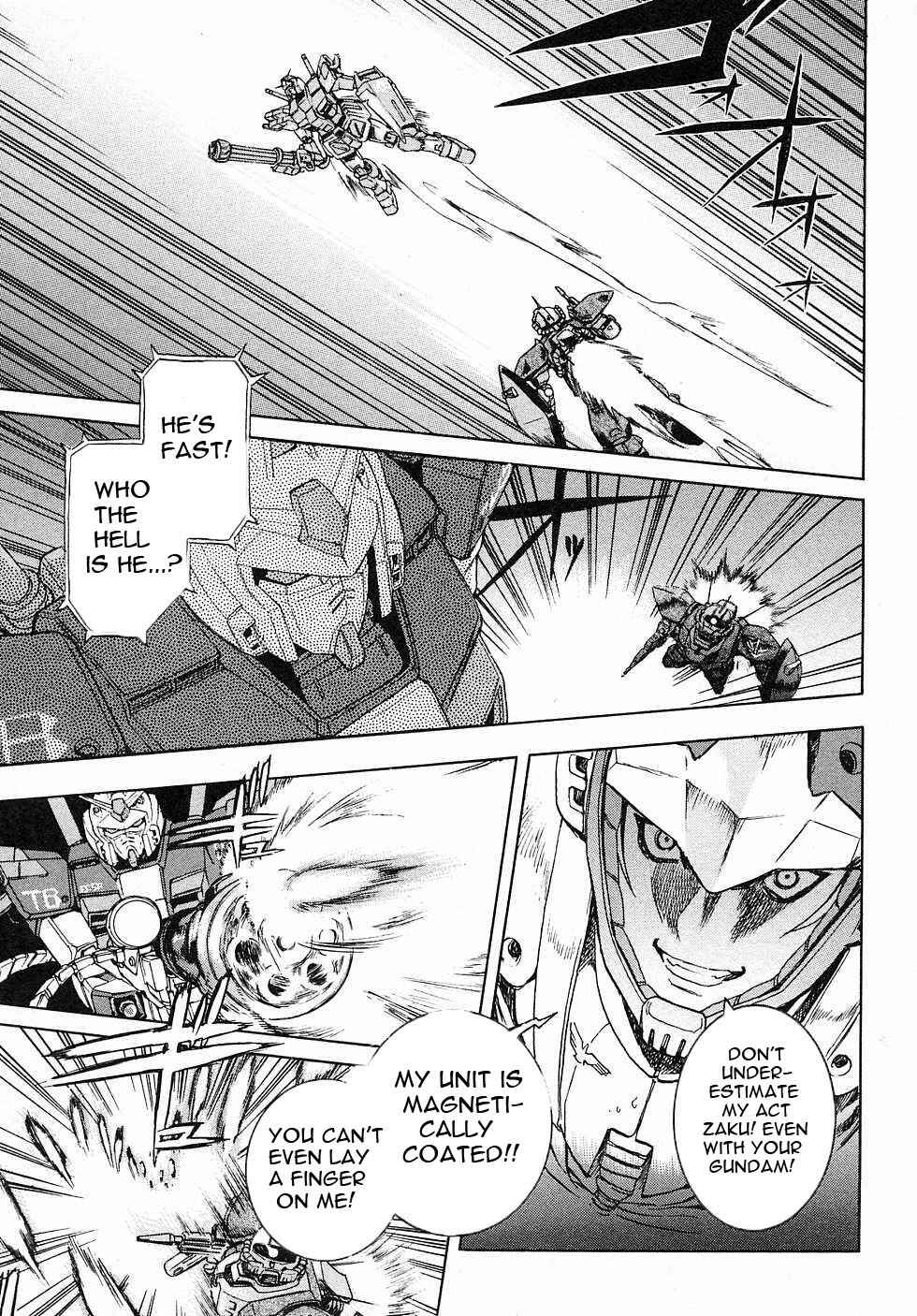 Page 36 Chapter 3 Mobile Suit Gundam Gaiden REBELLION: Space, at the End of a Flash...
