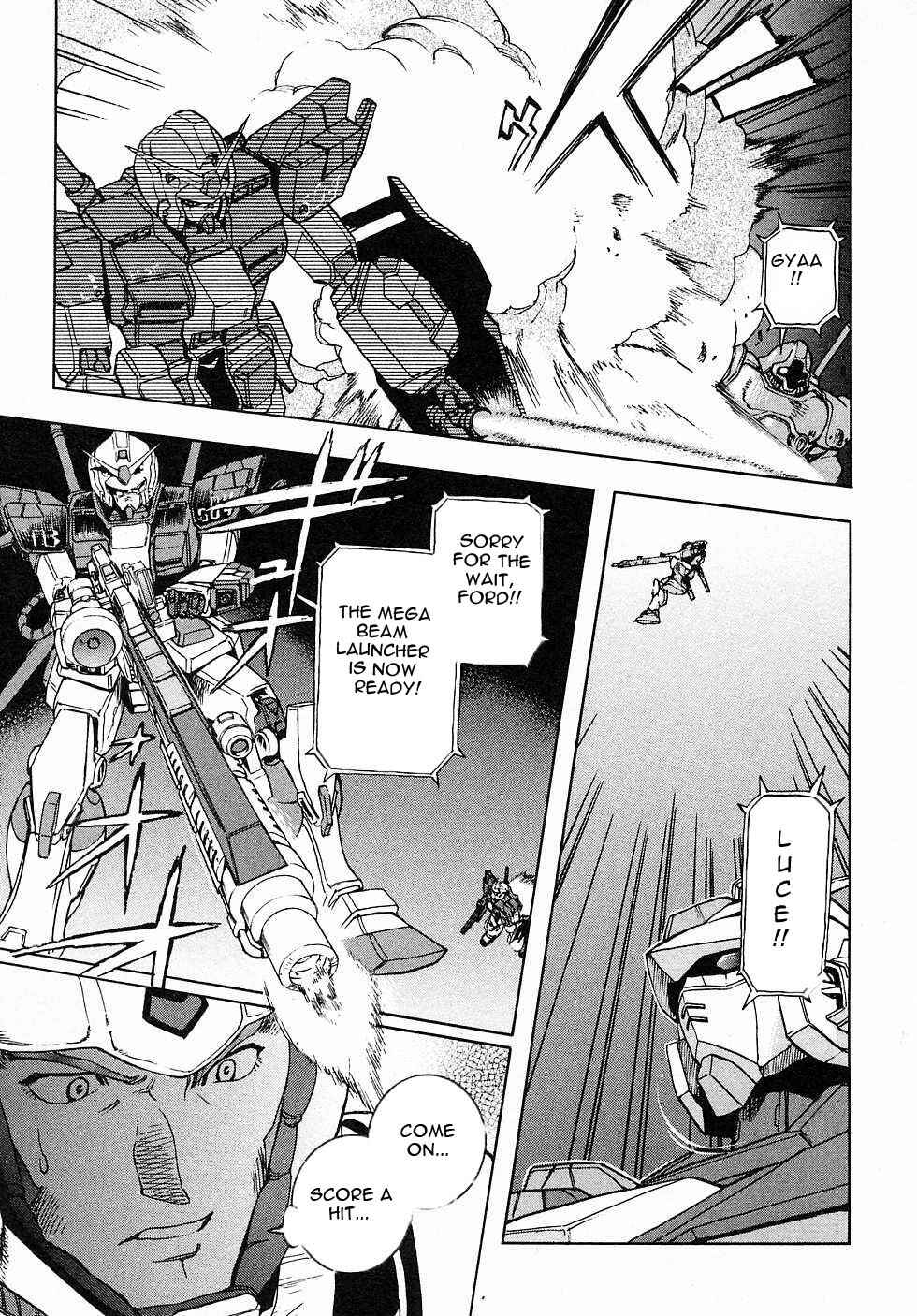 Page 44 Chapter 3 Mobile Suit Gundam Gaiden REBELLION: Space, at the End of a Flash...