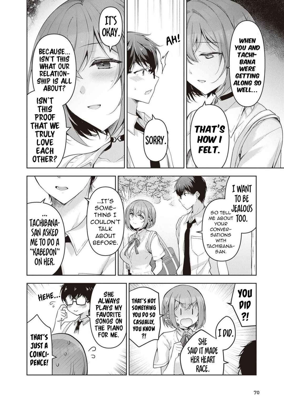 Page 9 Chapter 6.1 Watashi, 2-banme no Kanojo de Ii kara.