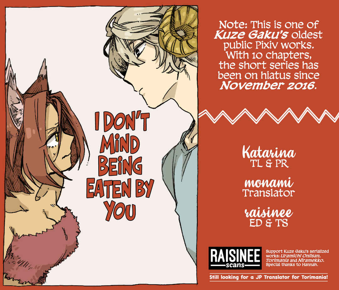 Page 1 Chapter 9 I Dont Mind Being Eaten by You