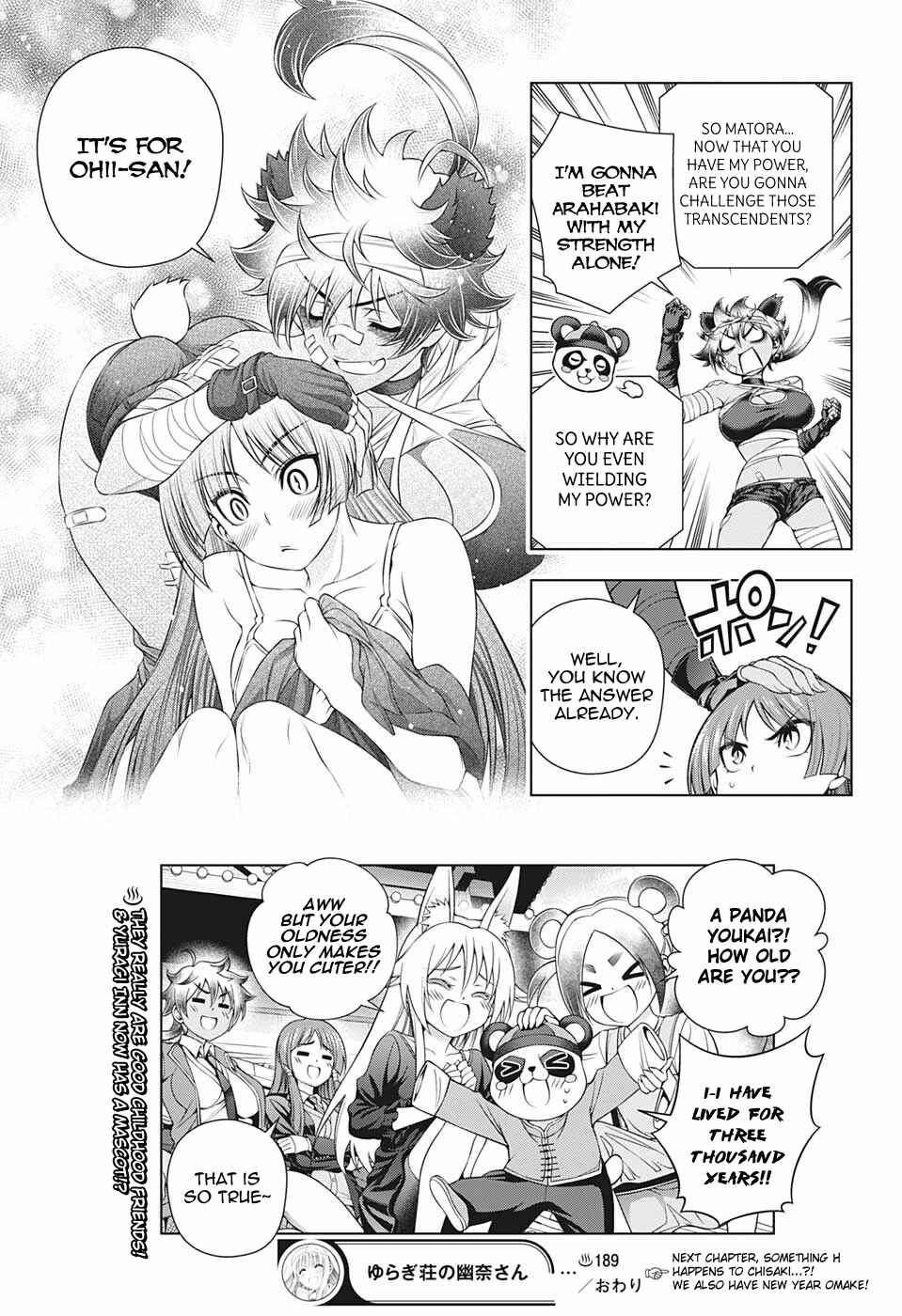 Page 19 Chapter 189 Yuragi-sou no Yuuna-san