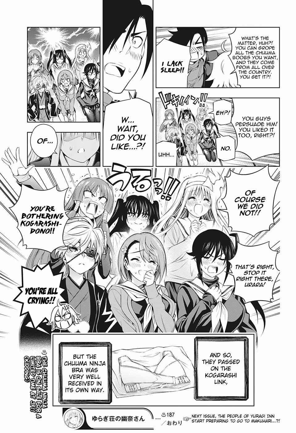 Page 19 Chapter 187 Yuragi-sou no Yuuna-san