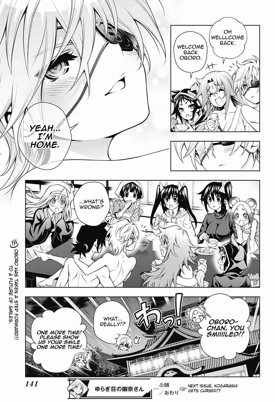 Page 19 Chapter 98 Yuragi-sou no Yuuna-san