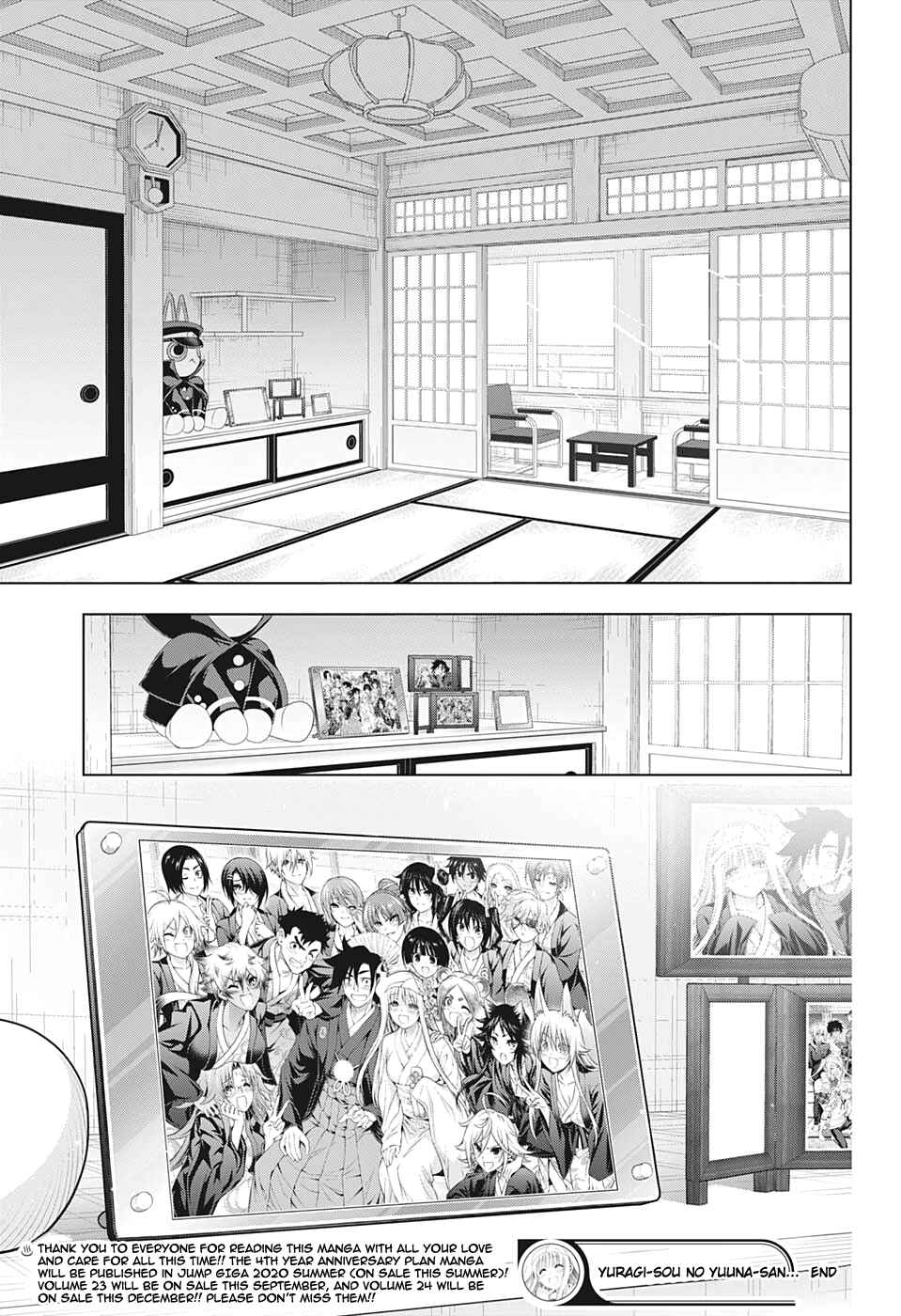 Page 22 Chapter 209 Yuragi-sou no Yuuna-san