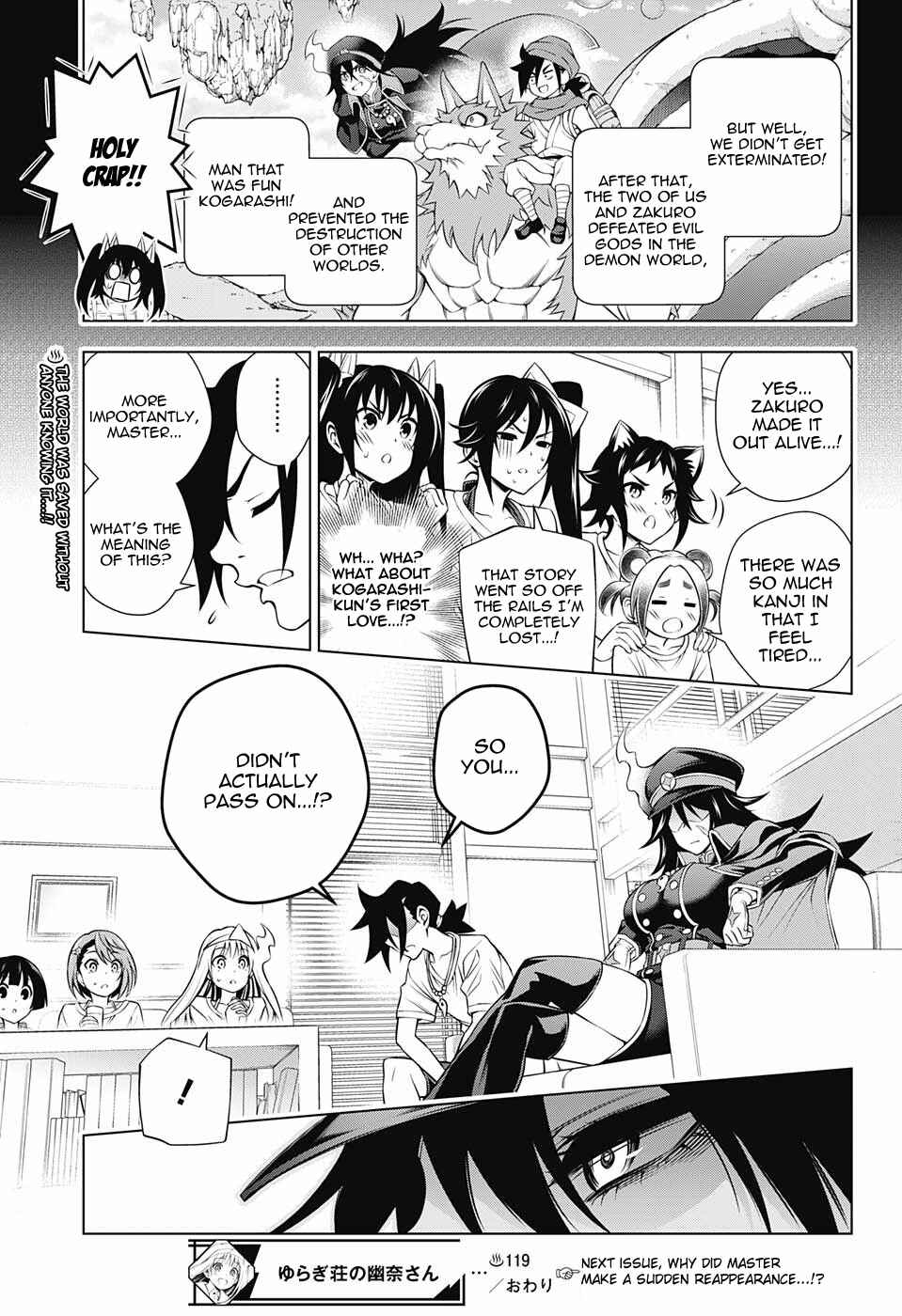 Page 19 Chapter 119 Yuragi-sou no Yuuna-san