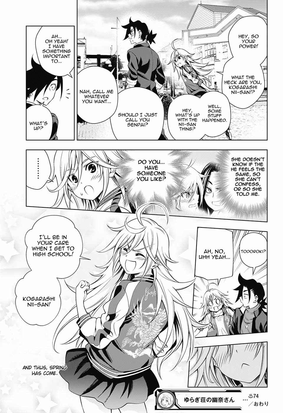 Page 19 Chapter 74 Yuragi-sou no Yuuna-san