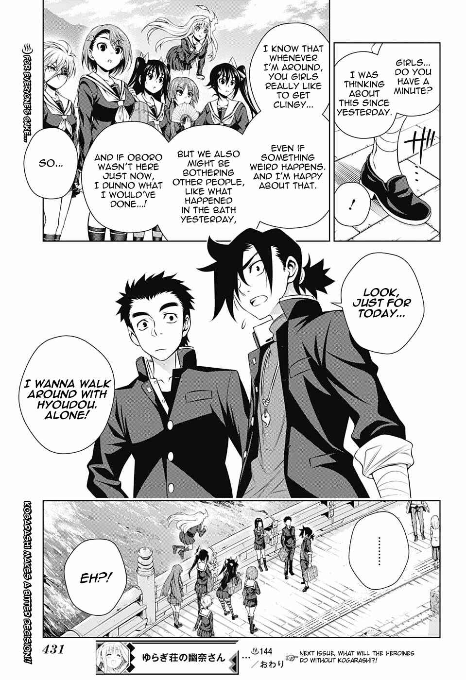 Page 18 Chapter 144 Yuragi-sou no Yuuna-san
