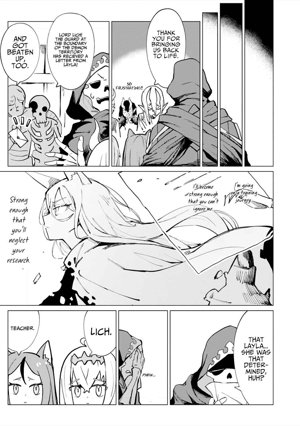 Page 24 Chapter 9 Yuusha Party wo Oidasareta Shiryou Majutsushi wa Lich ni Natte Maou-gun de Daisukina Kenkyuu Life wo Okuru