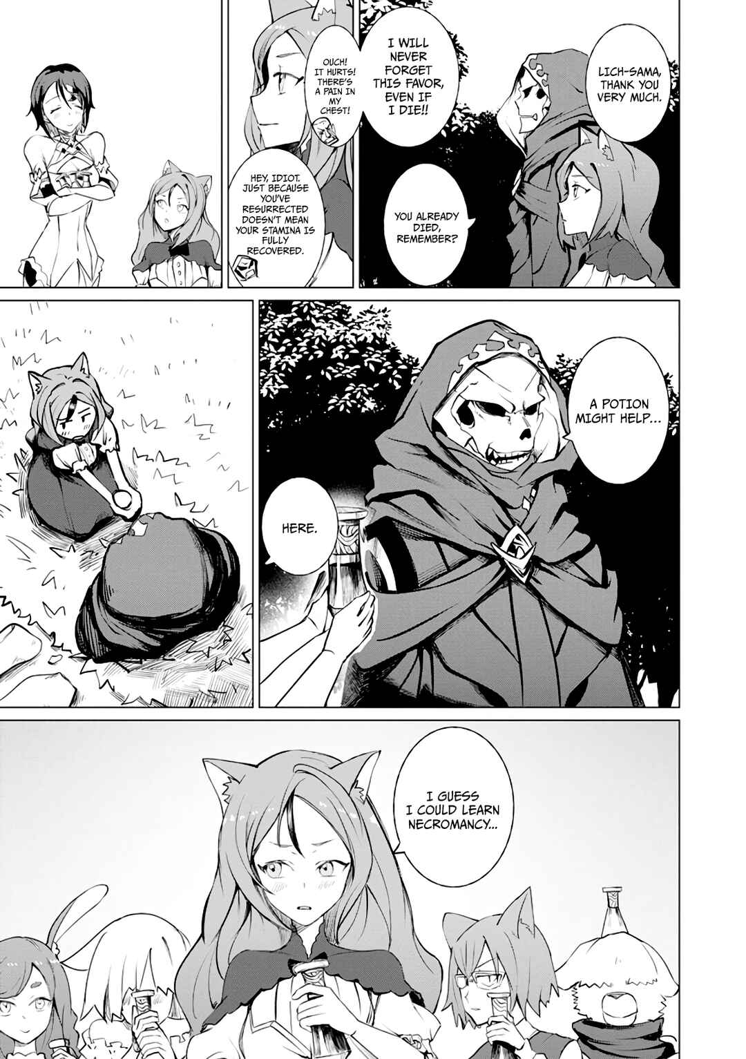 Page 20 Chapter 4 Yuusha Party wo Oidasareta Shiryou Majutsushi wa Lich ni Natte Maou-gun de Daisukina Kenkyuu Life wo Okuru