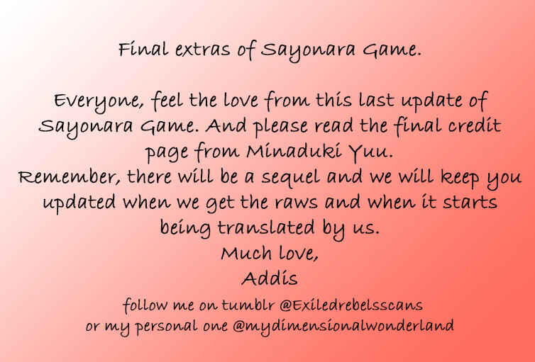 Page 1 Chapter 5.5 Sayonara Game