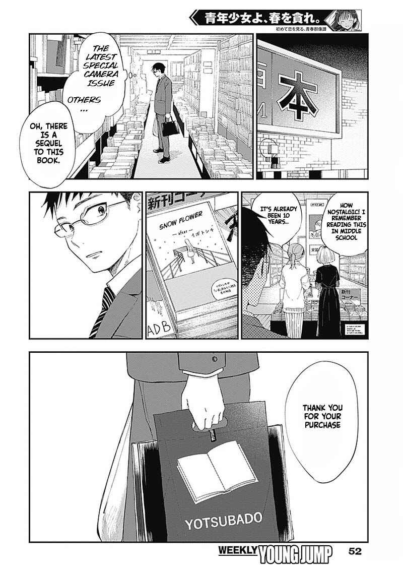Page 8 Chapter 2 Seinen Shoujo yo, Haru wo Musabore.
