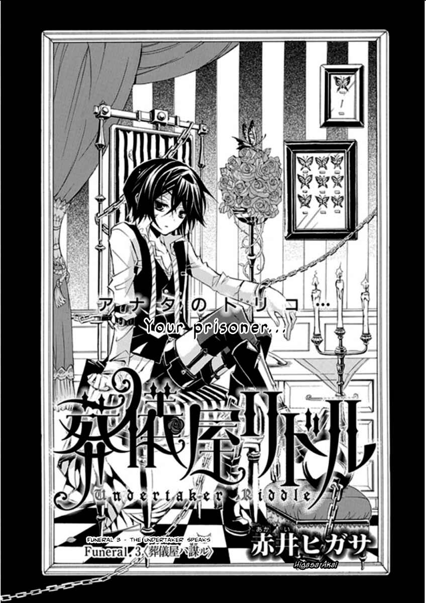 Page 1 Chapter 3 Undertaker Riddle