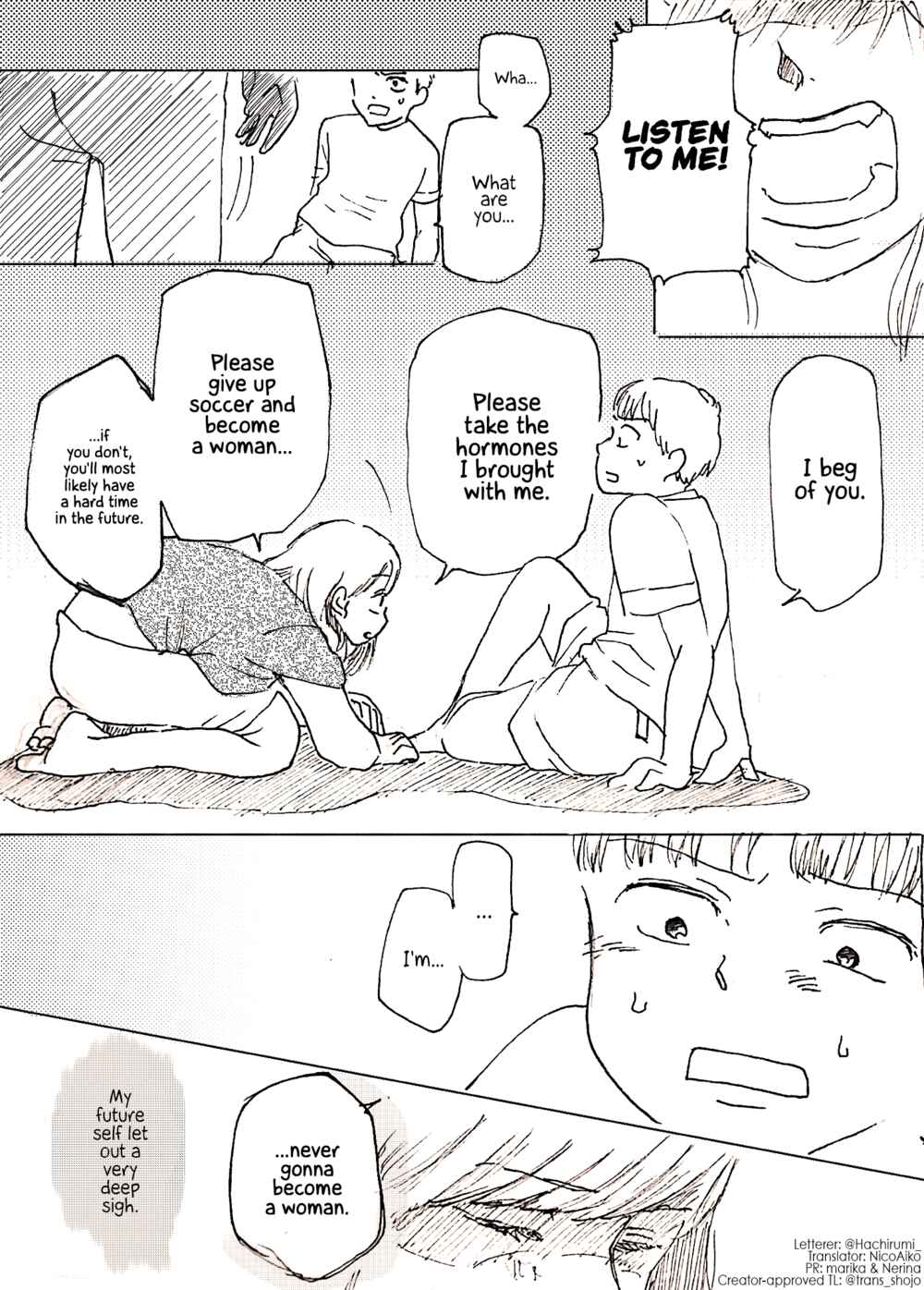 Page 4 Chapter 4 My Future Self Is Persuading Me To Become a Woman