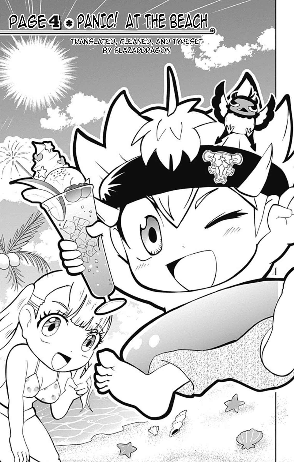 Page 1 Chapter 4 Black Clover SD - Astas Road to the Wizard King