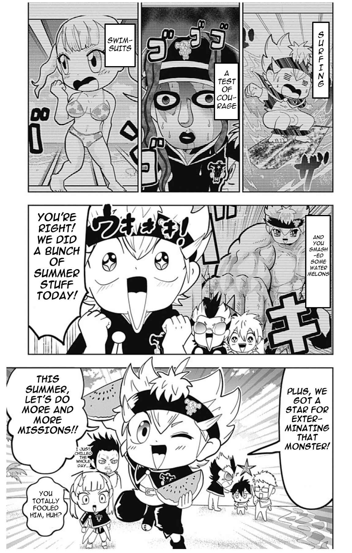 Page 28 Chapter 4 Black Clover SD - Astas Road to the Wizard King