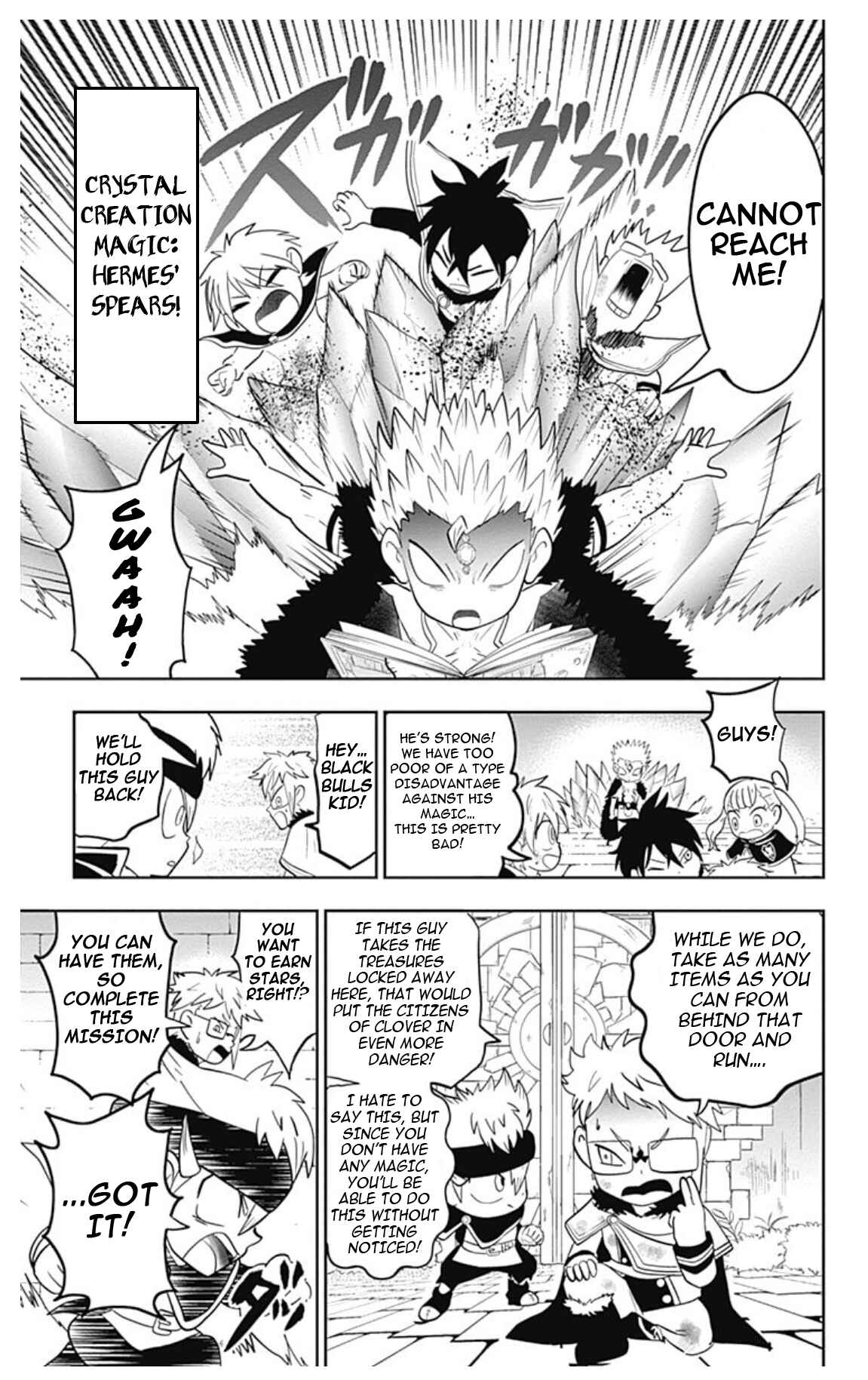 Page 22 Chapter 2 Black Clover SD - Astas Road to the Wizard King