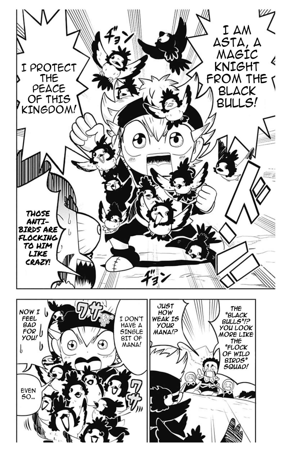 Page 3 Chapter 2 Black Clover SD - Astas Road to the Wizard King