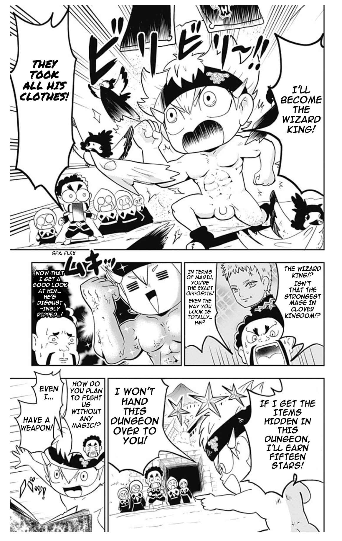 Page 4 Chapter 2 Black Clover SD - Astas Road to the Wizard King
