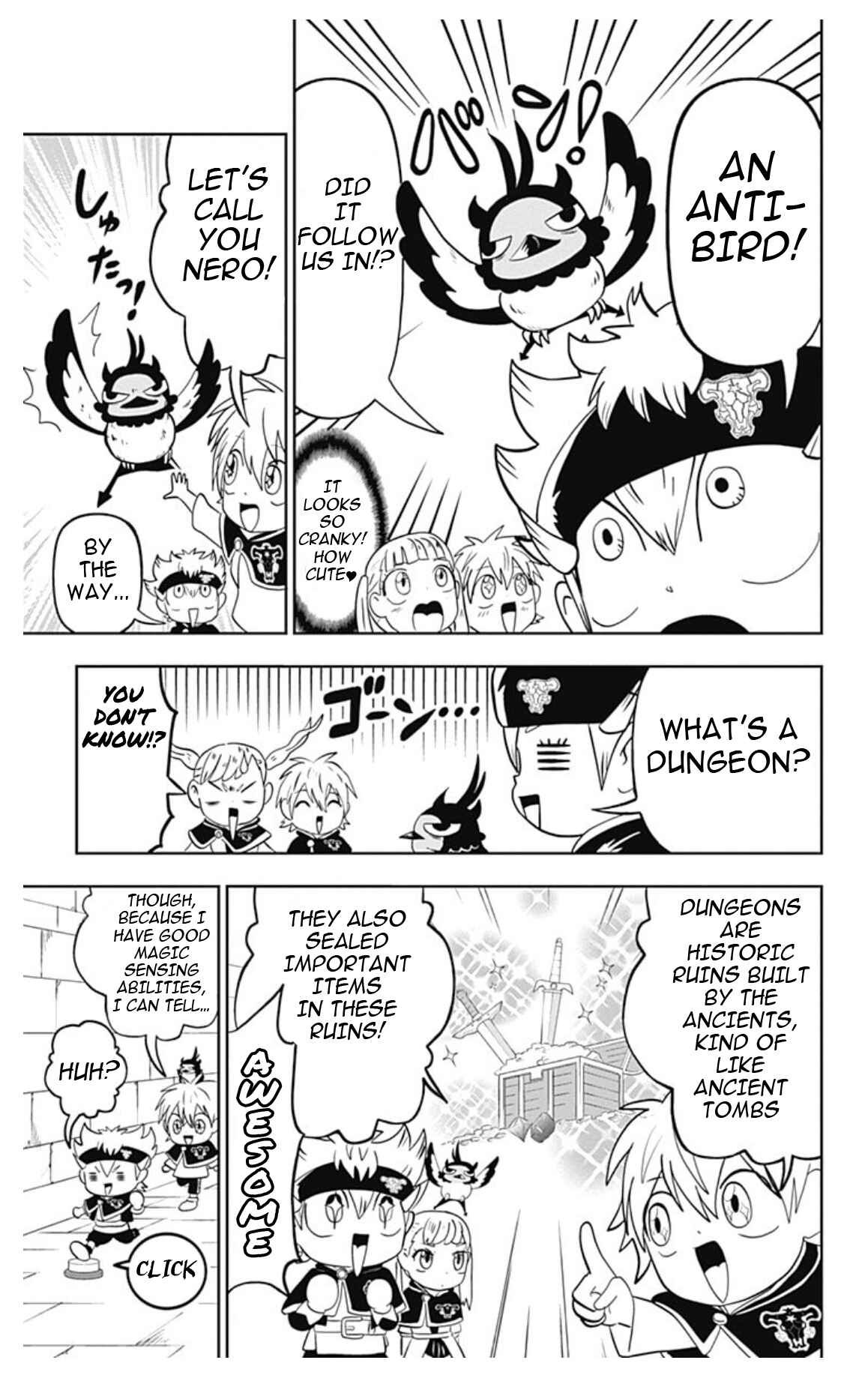Page 8 Chapter 2 Black Clover SD - Astas Road to the Wizard King