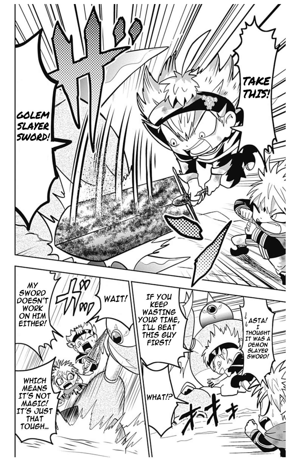 Page 20 Chapter 5 Black Clover SD - Astas Road to the Wizard King