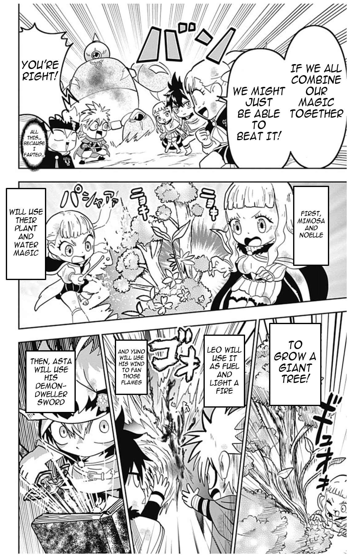 Page 24 Chapter 5 Black Clover SD - Astas Road to the Wizard King