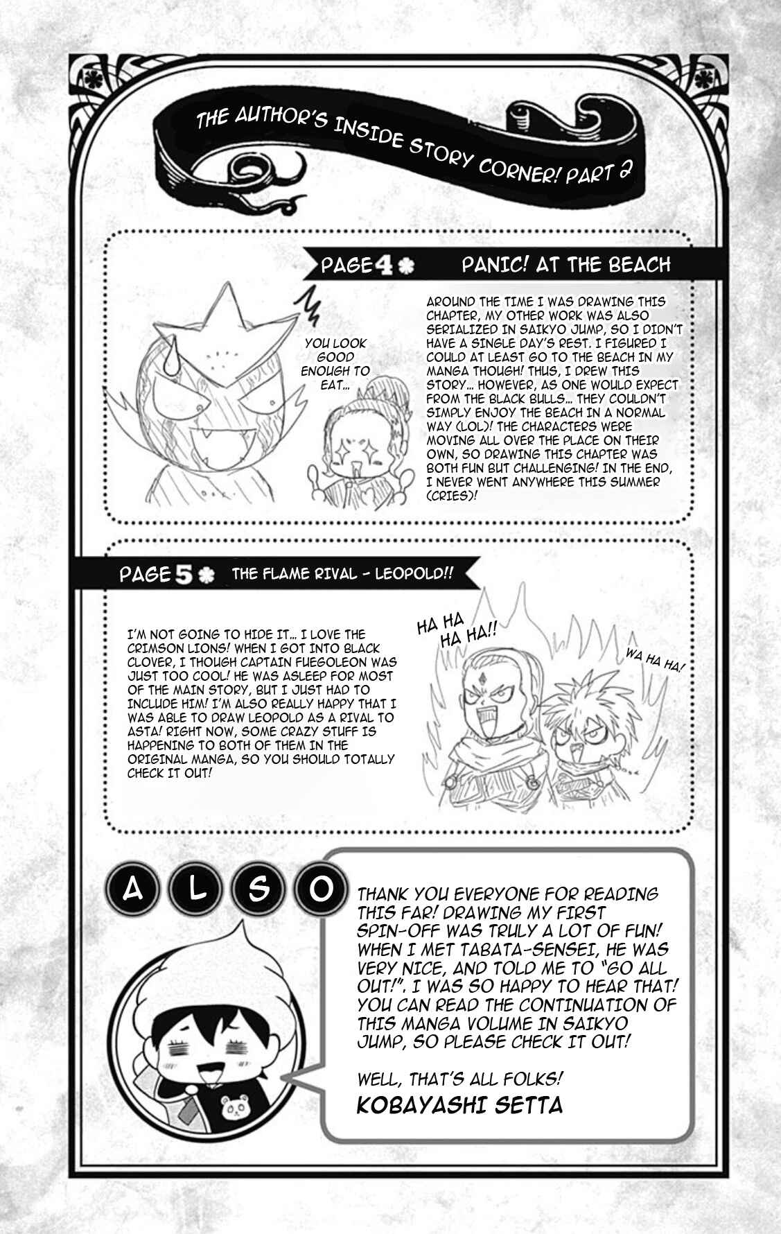 Page 29 Chapter 5 Black Clover SD - Astas Road to the Wizard King