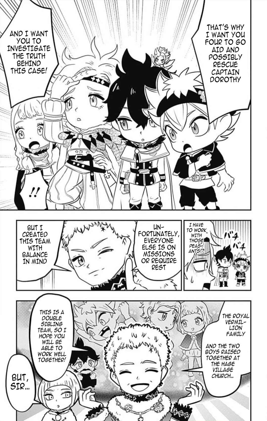 Page 11 Chapter 12 Black Clover SD - Astas Road to the Wizard King