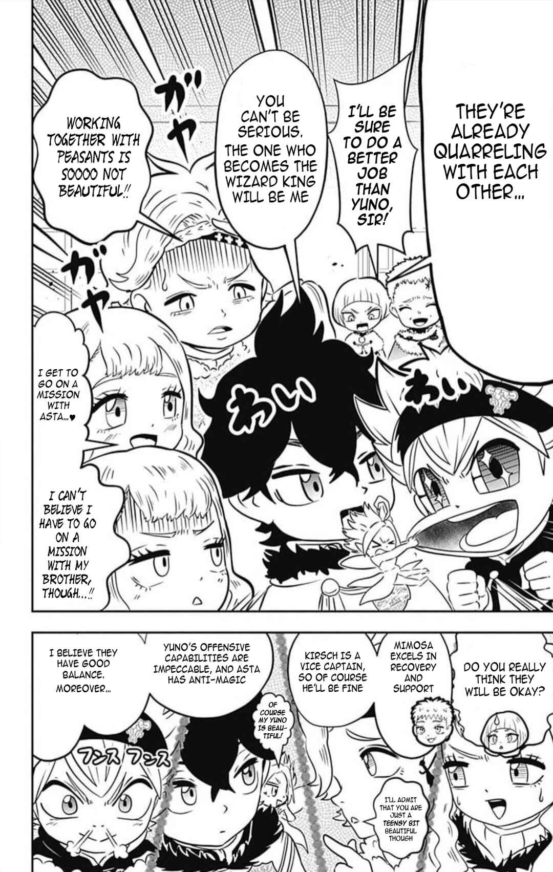 Page 12 Chapter 12 Black Clover SD - Astas Road to the Wizard King