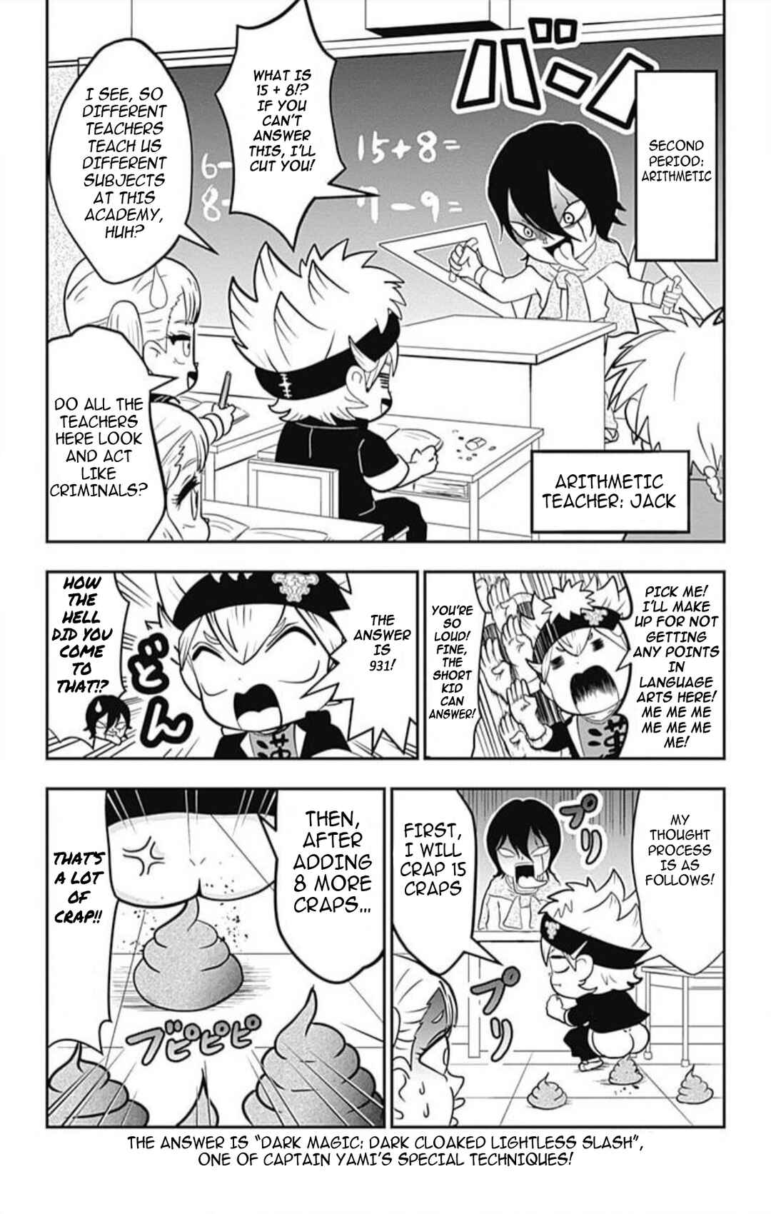 Page 12 Chapter 9 Black Clover SD - Astas Road to the Wizard King