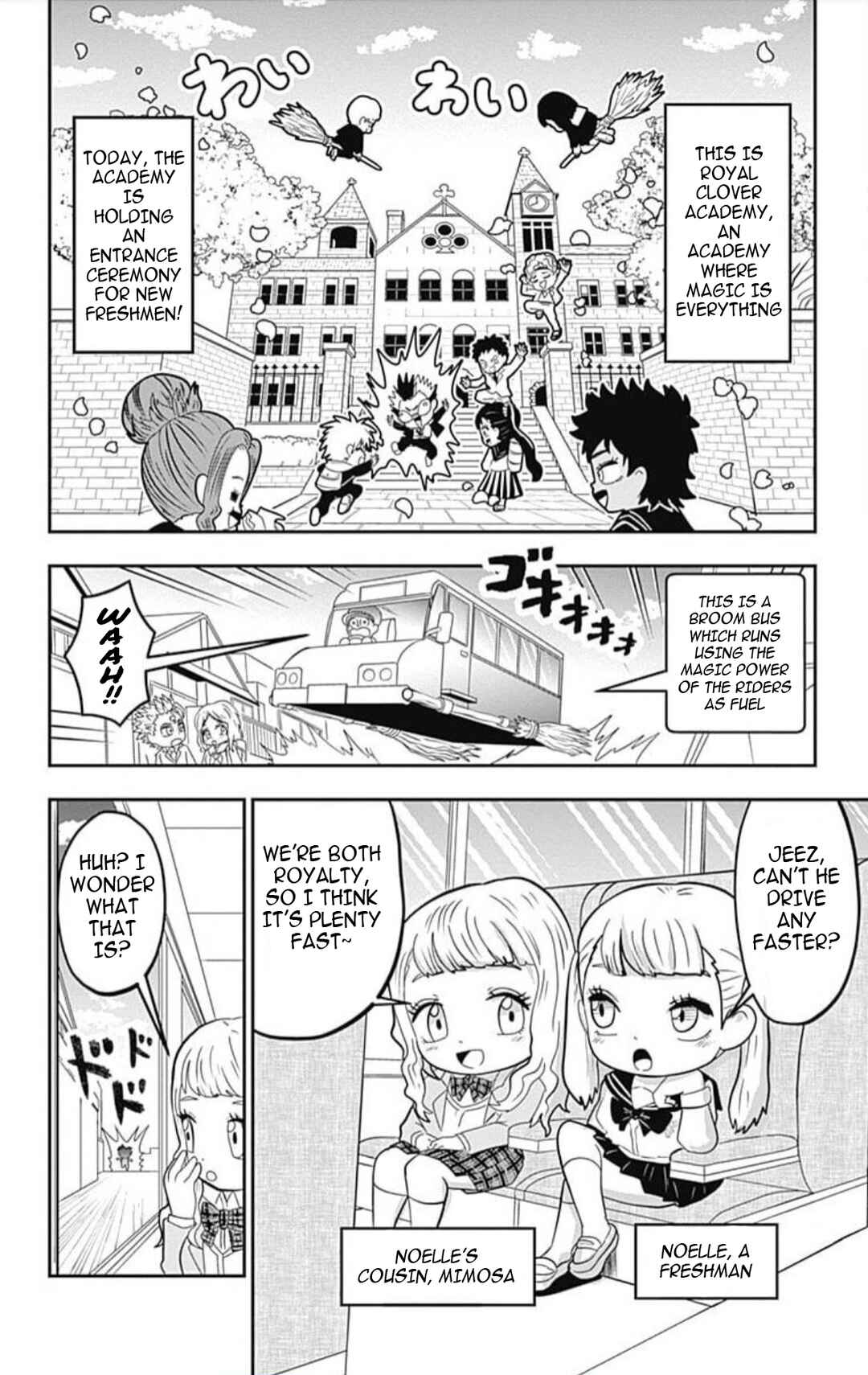 Page 2 Chapter 9 Black Clover SD - Astas Road to the Wizard King