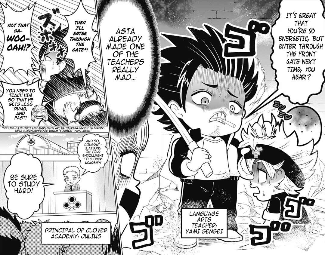 Page 4 Chapter 9 Black Clover SD - Astas Road to the Wizard King
