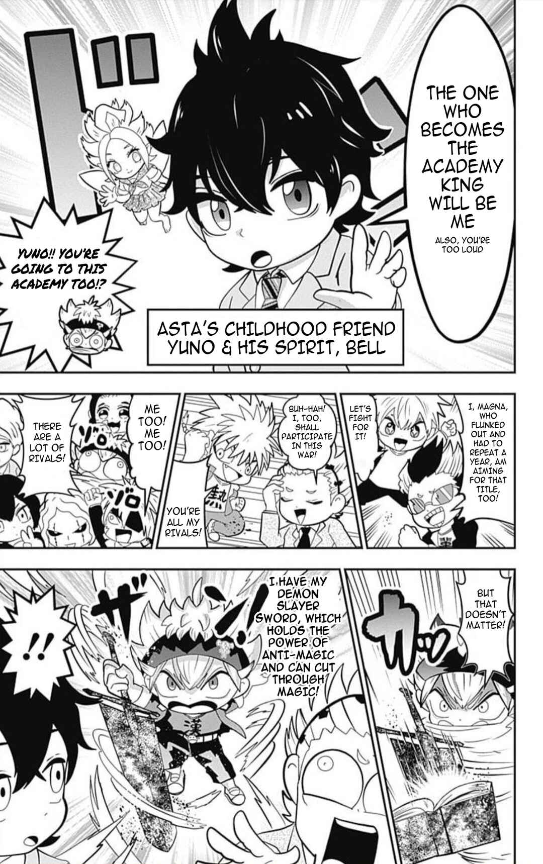 Page 6 Chapter 9 Black Clover SD - Astas Road to the Wizard King