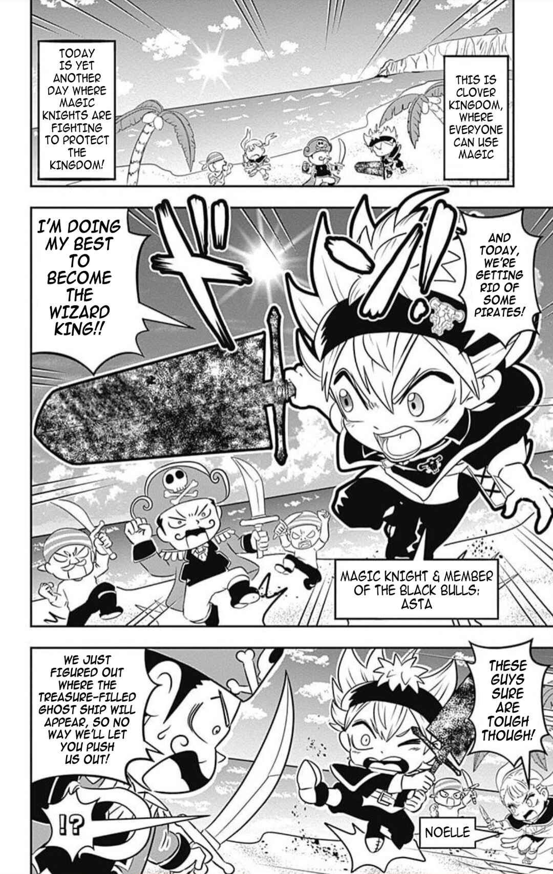 Page 2 Chapter 11 Black Clover SD - Astas Road to the Wizard King