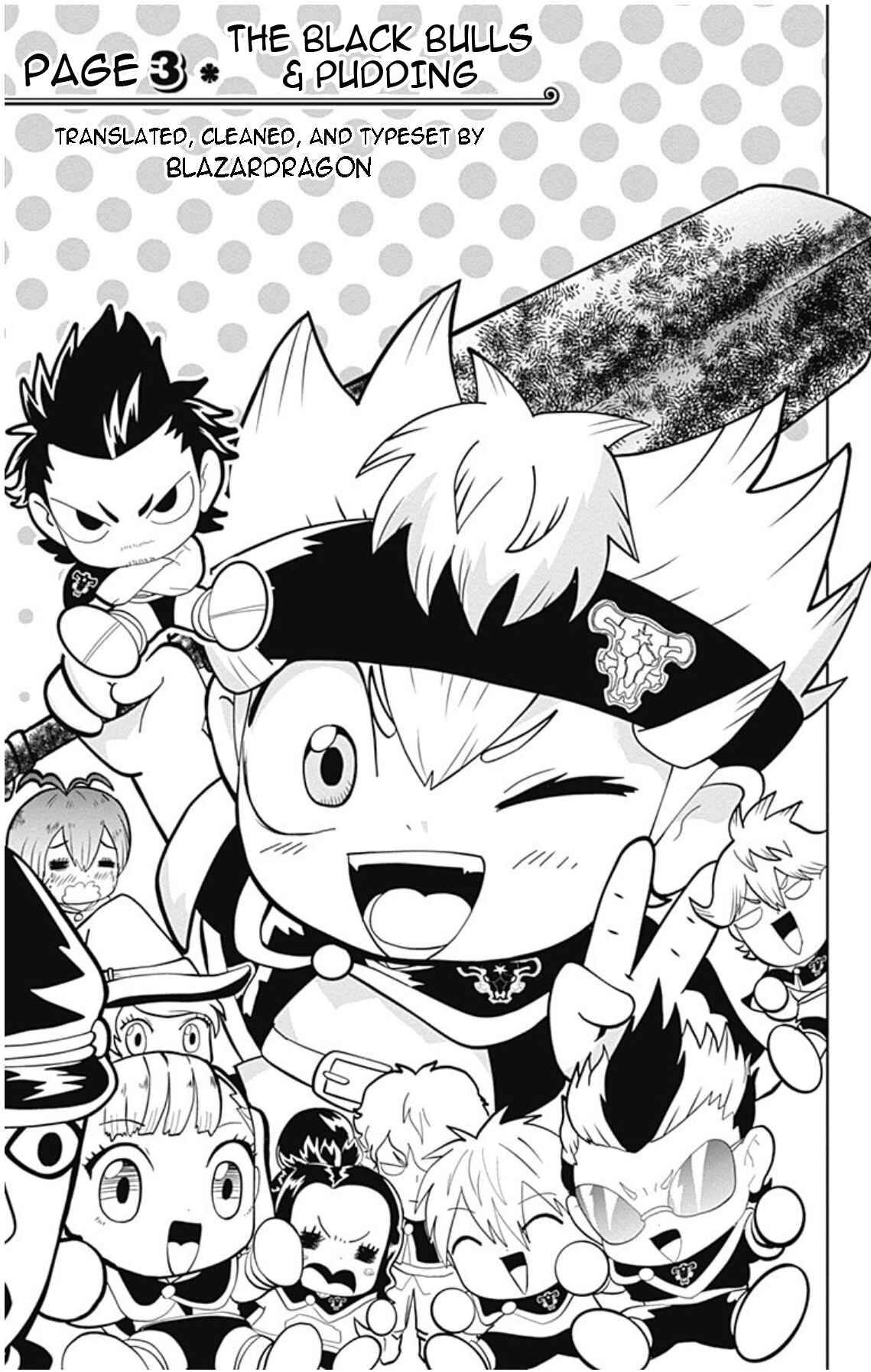 Page 1 Chapter 3 Black Clover SD - Astas Road to the Wizard King