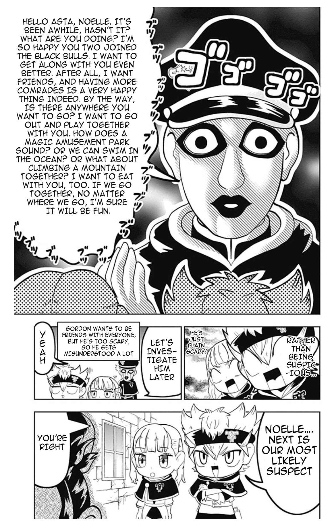 Page 13 Chapter 3 Black Clover SD - Astas Road to the Wizard King