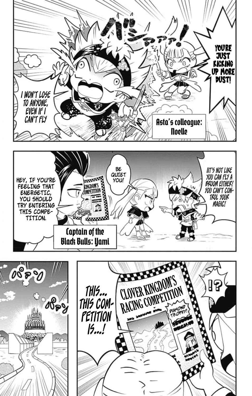 Page 3 Chapter 8 Black Clover SD - Astas Road to the Wizard King