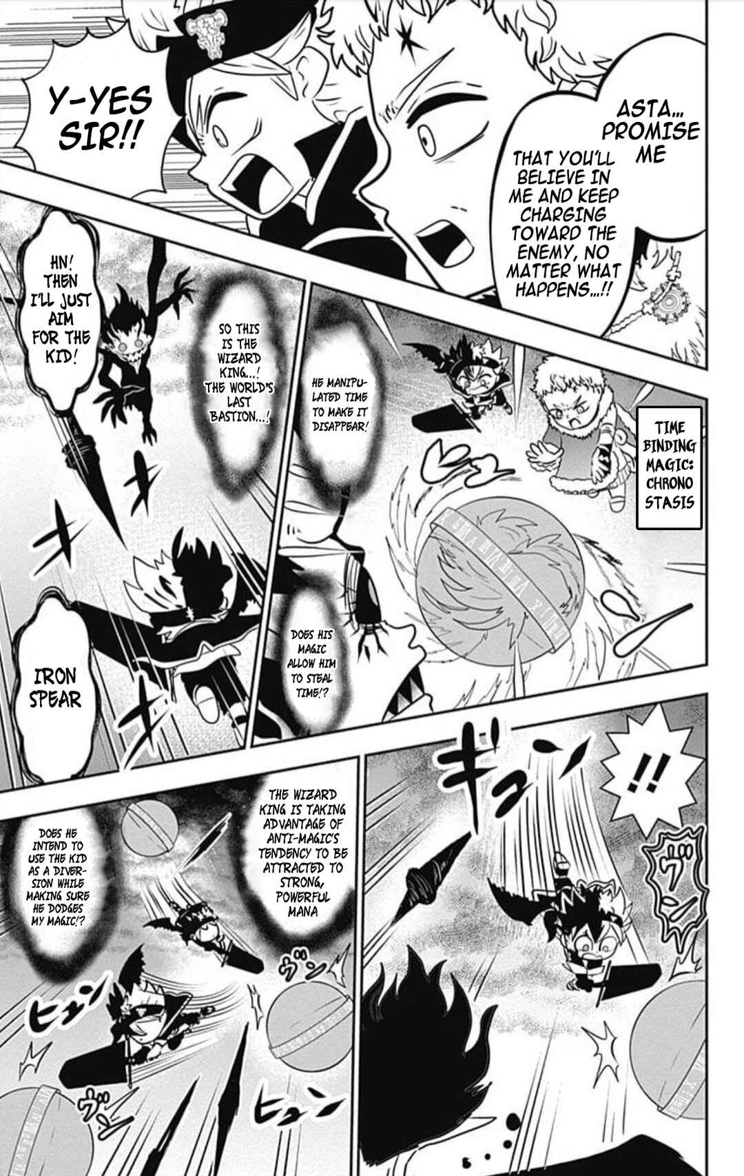 Page 22 Chapter 13 Black Clover SD - Astas Road to the Wizard King
