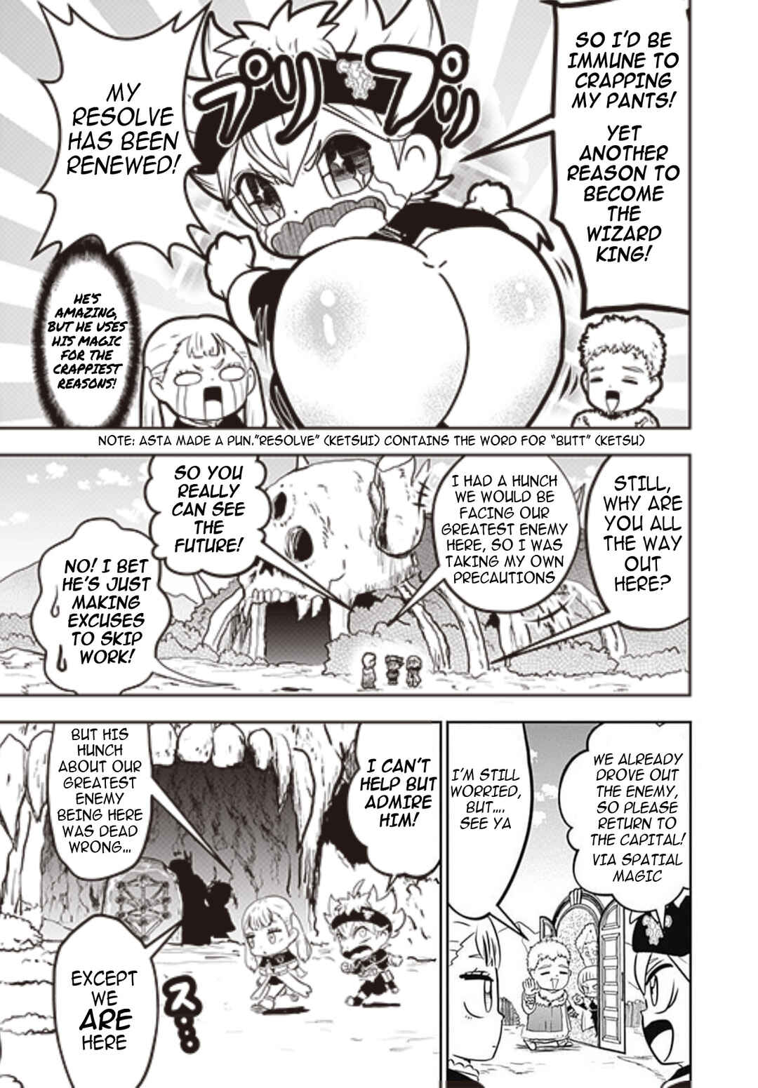 Page 8 Chapter 13 Black Clover SD - Astas Road to the Wizard King