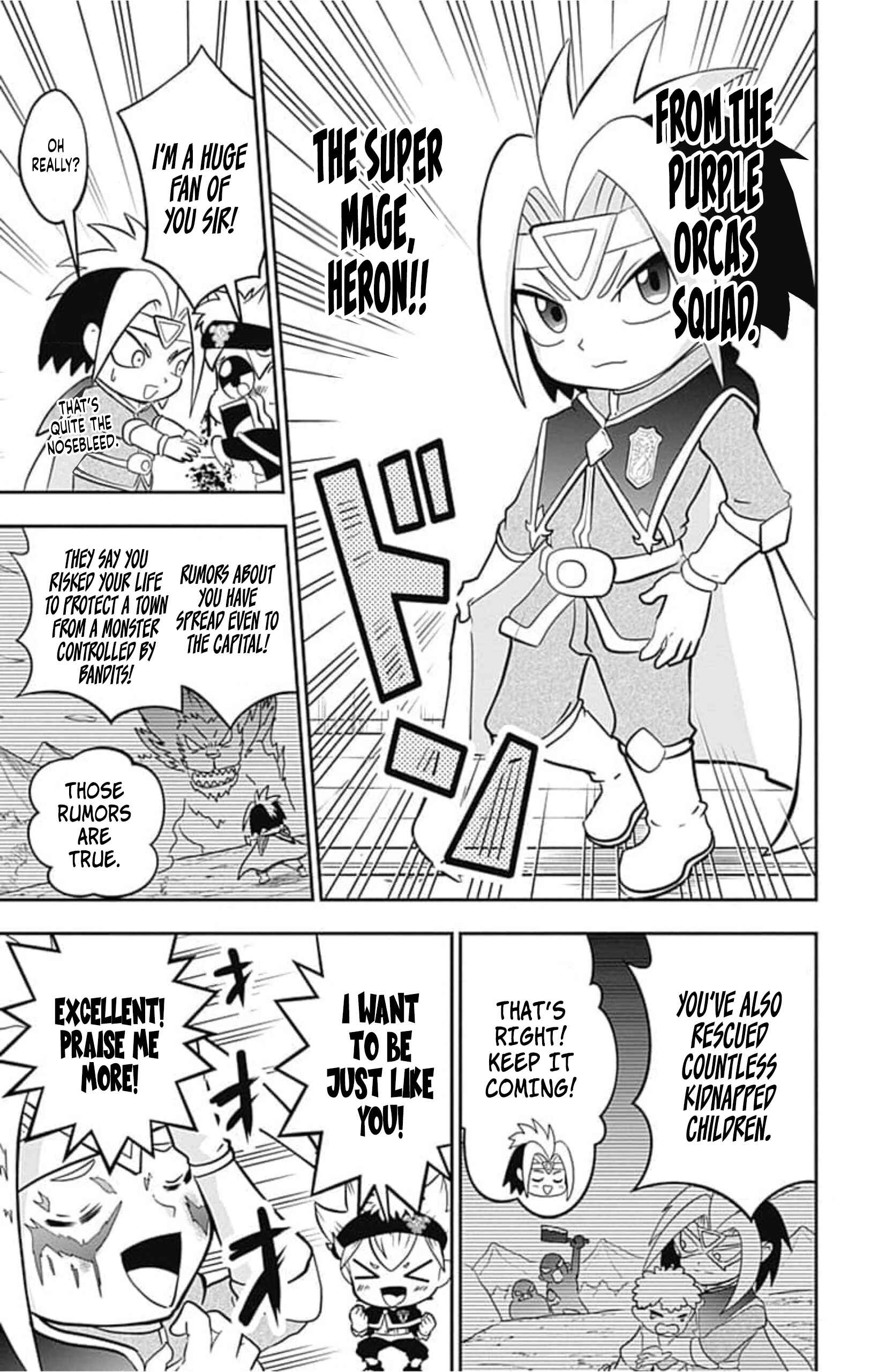 Page 11 Chapter 7 Black Clover SD - Astas Road to the Wizard King