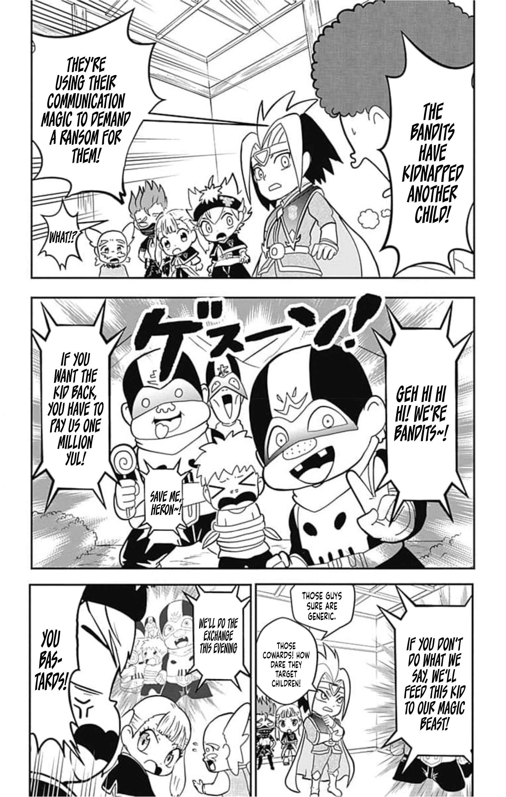 Page 13 Chapter 7 Black Clover SD - Astas Road to the Wizard King
